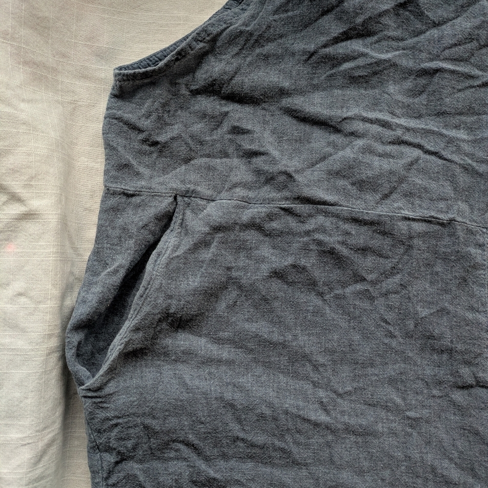 Made In Italy Adjustable Linen Blend Jumper - Picture 9 of 12